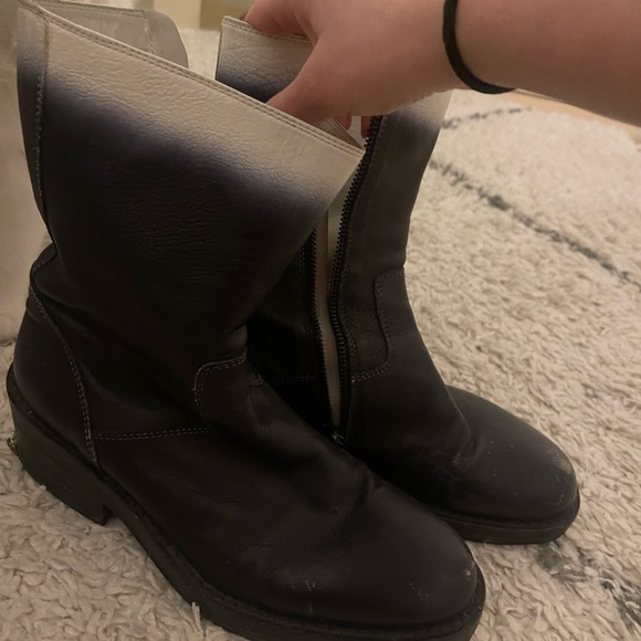 Ann Demeulemeester combat boots